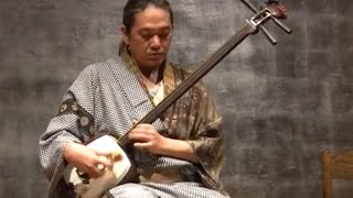 Shamisen Solo Performance by HISAO SUGINAKA(杉中久夫) @ Espacio Ronda of Madrid