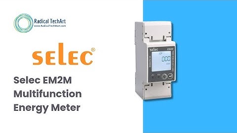 Selec EM2M Energy Meter Programming & Setup | Single Phase 100A, RS485, Pulse Output Explained