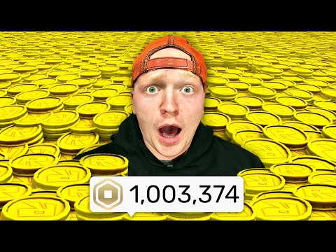 Spending 1,000,000 Robux In 1 Hour!