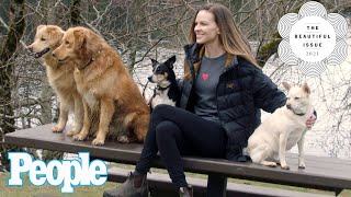 Hilary Swank on How Rescuing Dogs Inspired Her Foundation, Hilaroo | Beautiful Issue 2021 | PEOPLE