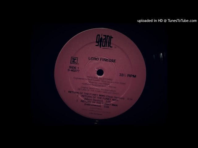 Lord Finesse - Return of the Funky Man (Album Version) - YouTube