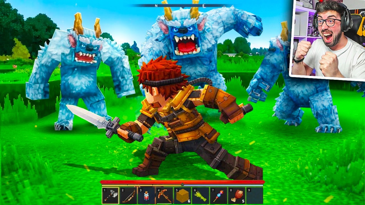 Me convertí en AVENTURERO durante 24h en Hytale