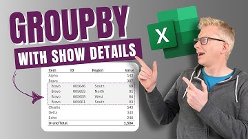 GROUPBY in Excel with dynamic drill down... Yes, it