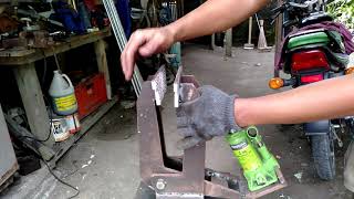 HOW TO MAKE A HYDRAULIC VISE ║ DIY HEAVY  DUTY  STEEL VISE
