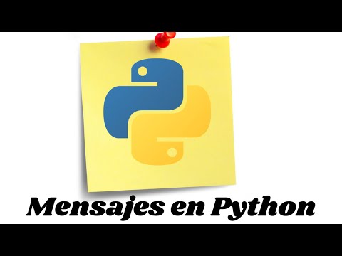 Como Poner Mensajes en Python / Tutoriales en Python