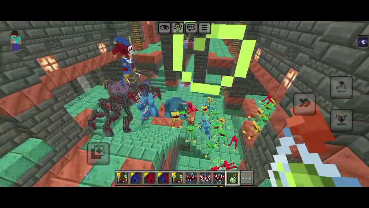 Minecraft new best poppy playtime addon part 2 all mobs | showcase