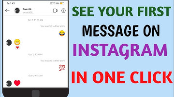 How to see first message on instagram without scrolling 2020|See first message on instagram