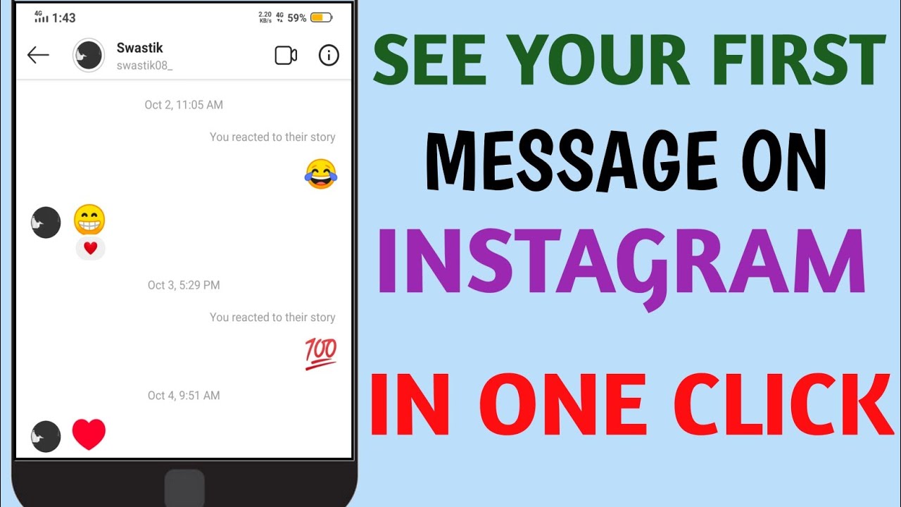 How to see first message on instagram without scrolling 2020|See first