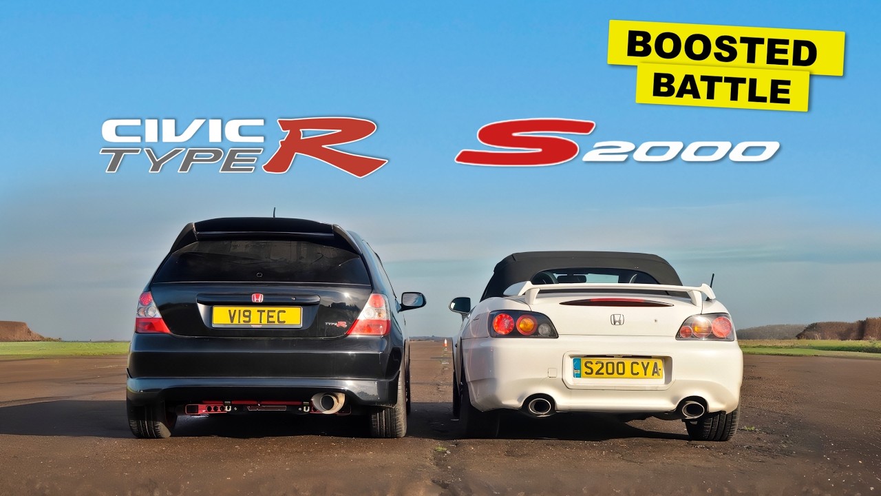 WHOS ENGINE FAILS? 500BHP CIVIC TYPE R v 500BHP S2000