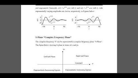Signals and Systems - Lecture 4