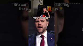 Bro Can't Be Seriously Lecturing The Pope On Theology #auger #jdvance #reaction #shorts