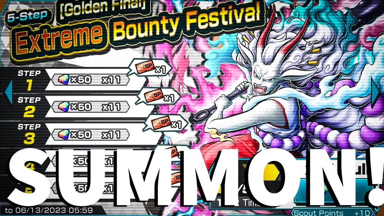 New EX Hybrid YAMATO Summon( ️ Bandai😄!) One Piece Bounty Rush YouTube
