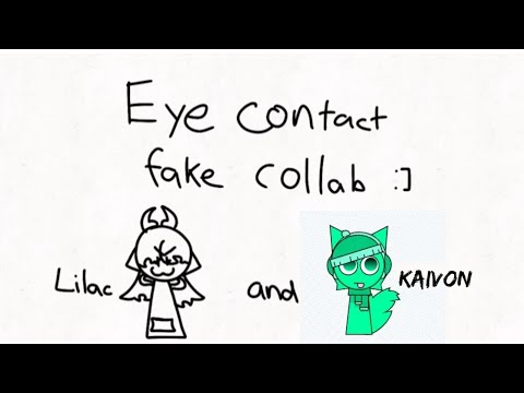 Eye contact! Fake collab :} With @Lilac.__.officialI