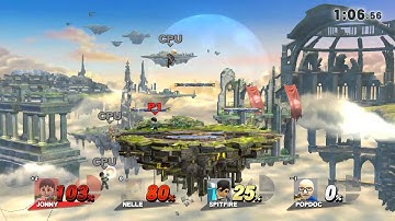 Family Feud (Level 9 CPU Gameplay) - SSB4