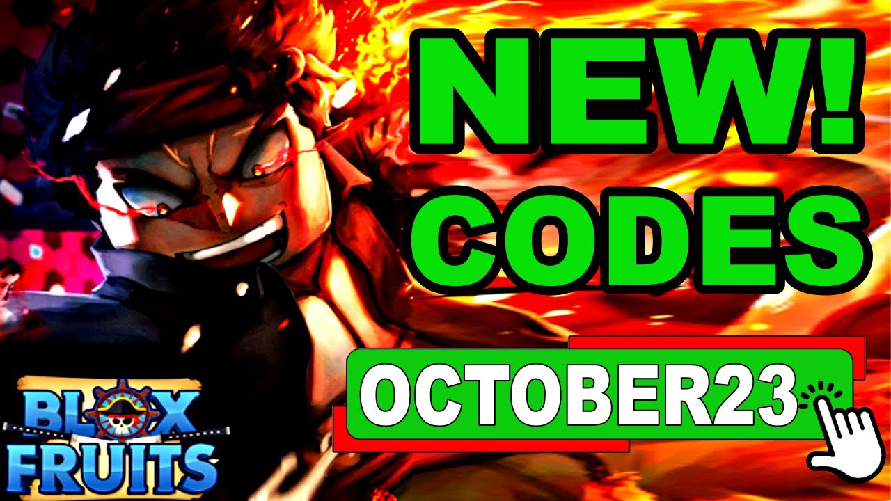 NEW* ALL WORKING CODES FOR BLOX FRUITS IN OCTOBER 2023! ROBLOX