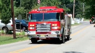 Bernardsville Engine 22-3 & Tender 22 Leaving Brookside 7/4/16
