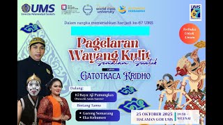 Download Lagu Wayang Kulit Dalang Ki Bayu Aji Pamungkas|Lakon Gatotkaca Kridho | Hari jadi UMS ke-67 | Tahun 2025 MP3 Download Lagu Wayang Kulit Dalang Ki Bayu Aji Pamungkas|Lakon Gatotkaca Kridho | Hari jadi UMS ke-67 | Tahun 2025 MP3