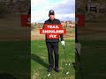 Easy Trail Shoulder Fix you can try at the range today! ⛳️ See description for our giveaway!  #golf
