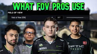What Fov Do Pro Players Use?