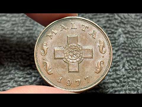 1977 Malta 1 Cent Coin • Values, Information, Mintage, History, and More