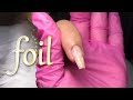 Como aplicar foil nas unhas de gel