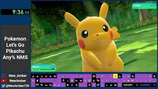 [Former World Record] Pokemon Lets Go PIkachu Any% NMS in 3:00:39 WITH COMMENTARY