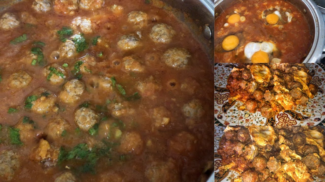 Tagine de kefta et œufs rapide à faire et hyper bon SANS TAGINE YouTube
