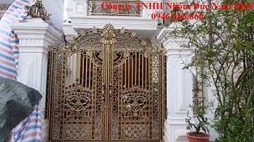 ✅ ✅ Mẫu cổng biệt thự hiện đại đẹp , | Cổng nhôm đúc Nam Định