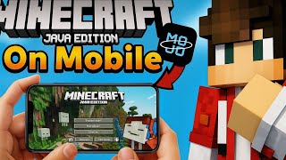 Minecraft Java edition...But on Mobile!😱🔥