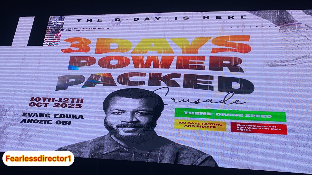 EVANG EBUKA OBI…3 DAYS POWER PACKED CRUSADE DAY 1 - YouTube