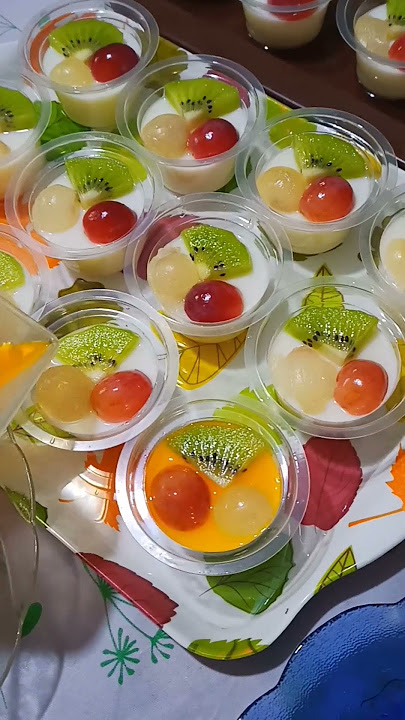 Puding Tahu Sutra Buah Segar #pudingsehat #pudingbuah #pudingtahusutralembut #cemilansehat
