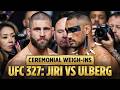 UFC 327 Ceremonial Weigh-Ins: Jiri Prochazka vs Carlos Ulberg