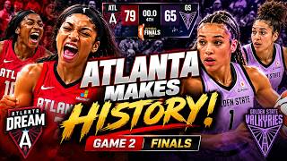 Atlanta Dream vs Golden State Valkyries | WNBA Finals Game 2 Highlights & Recap