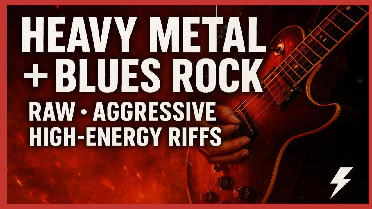 Heavy Metal + Blues Rock Raw, Aggressive & HighEnergy Guitar Riffs