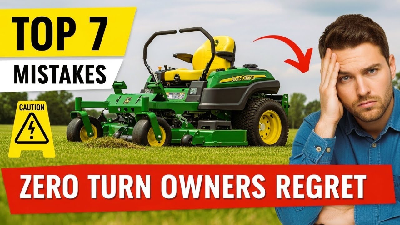 7 Zero Turn Mower Mistakes That Will Destroy Your Lawn - YouTube