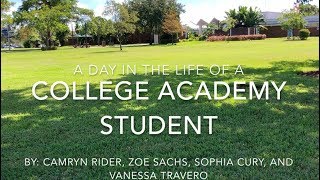 Details A Day in the Life of a College Academy Student News