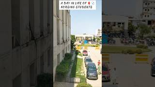 A day in life of nursing students in KD university mathura #bscnursing #nurselife #nurse #shorts