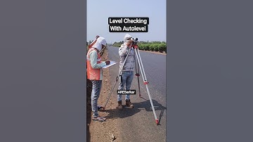 Level Checking on Site with autolevel! Mastering Accuracy! #CivilEngineering #Shorts #shortvideo
