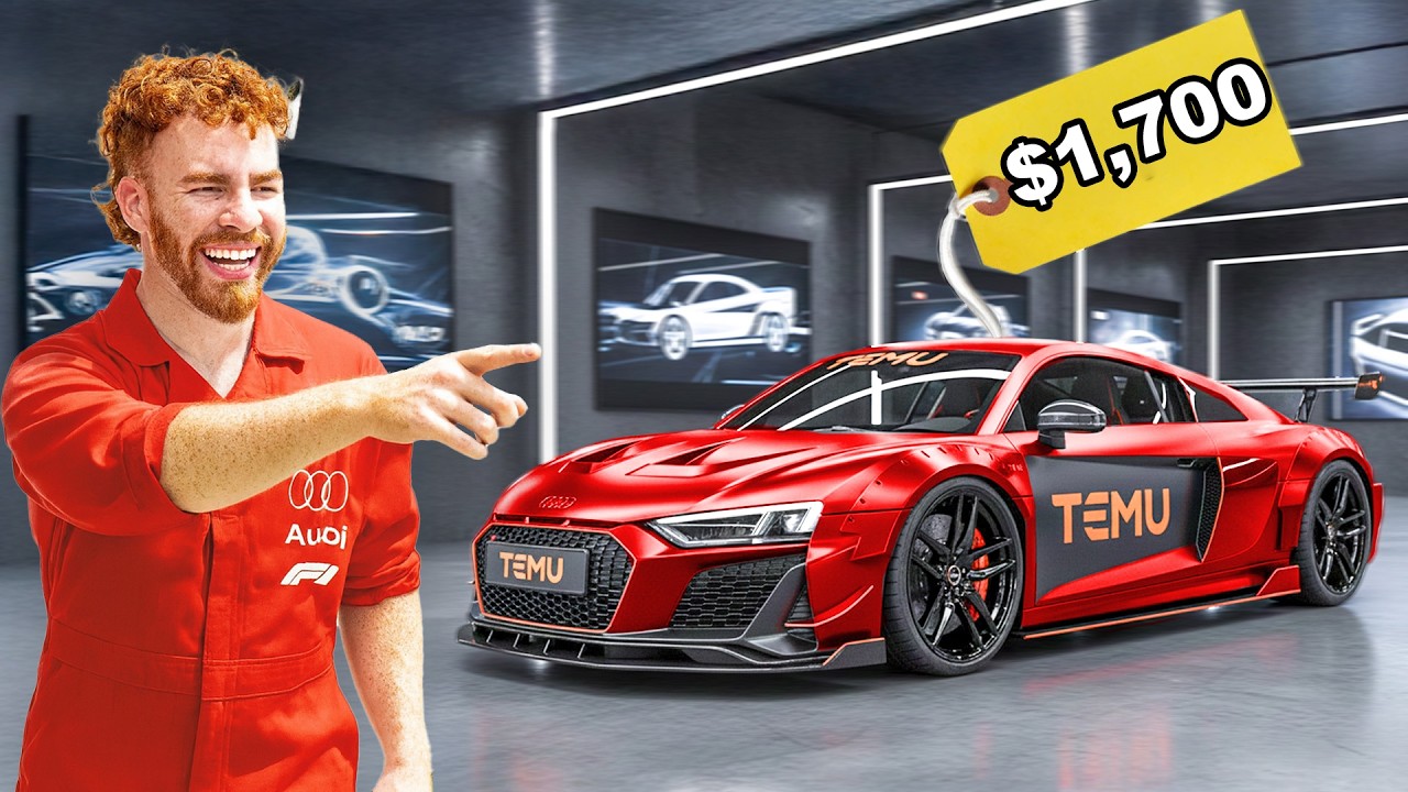BUILDING an INSANE $150,000 AUDI R8 From TEMU!!