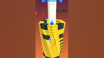 Stack Ball level 101 | android,iOS gameplay | #Shorts #Games offline games |RIDER0496