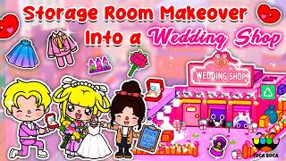 Storage Room Makeover Into a Wedding Shop 💍💖 Romantic Store Design | Toca Boca House Design screenshot 4