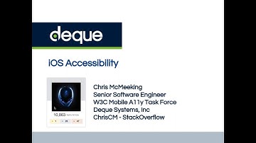 Introduction to iOS Native Mobile Accessibility