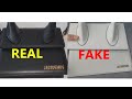 Jacquemus bag real vs fake review. How to spot fake Jacquemus le chiquito  bag