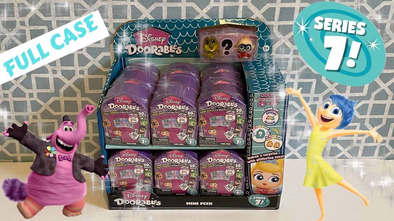 UNBOXING A FULL CASE OF DISNEY DOORABLES SERIES 7 MINI FIGURES!! YouTube