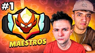 AMPETER Y YO INTENTAMOS LLEGAR AL MÁXIMO RANGO de BRAWL STARS #1