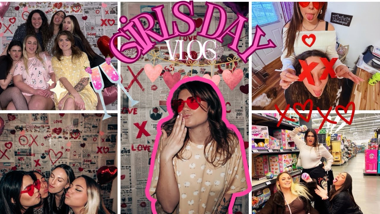 The CUTEST Girls Day Ever 🎀 Photoshoot + Dancing + Wall Paintings 