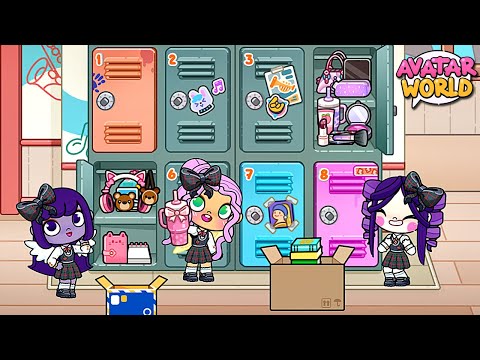 ORGANIZANDO O ARMÁRIO ESCOLAR DAS PÔNEIS no AVATAR WORLD #LuliRarity