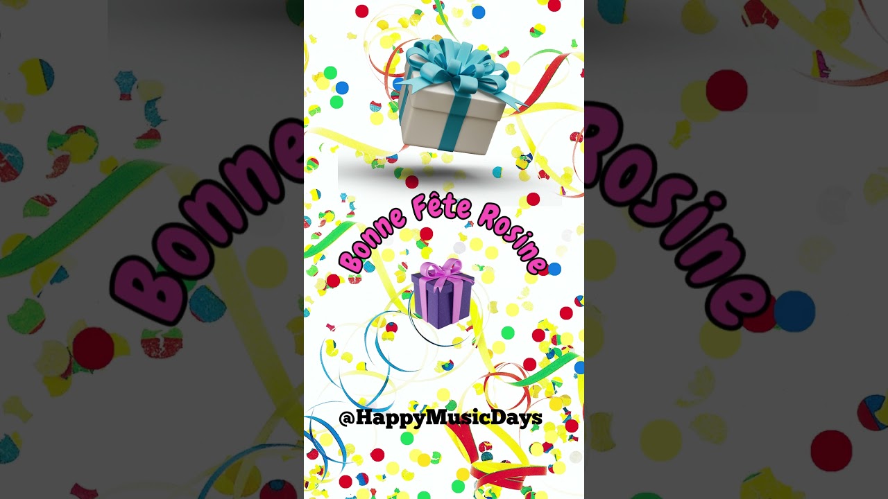 Bonne Fête Rosine 