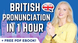 British English Pronunciation in 50 Minutes - ALL 150 words you need  (  free Pronunciation Ebook)