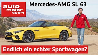 Der neue Mercedes-AMG SL 63 (2022) - Wie sportlich ist der Schwabe?  | auto motor und sport